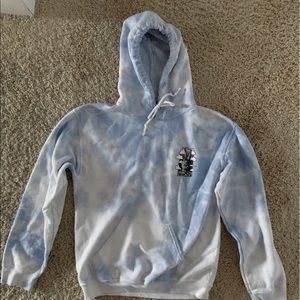 Obey unisex blue and white hoodie